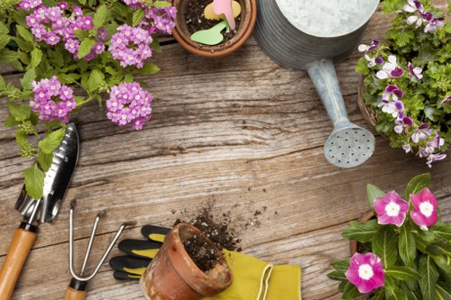 Landscape gardening in Palmers Green with a neatly designed family garden
